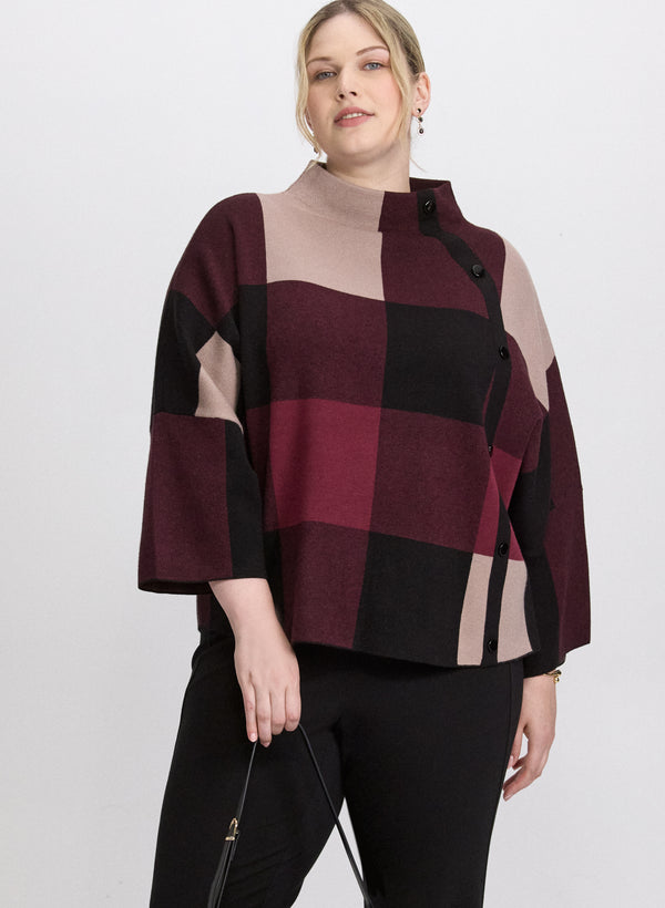 laura Joseph Ribkoff - Plaid Pullover
