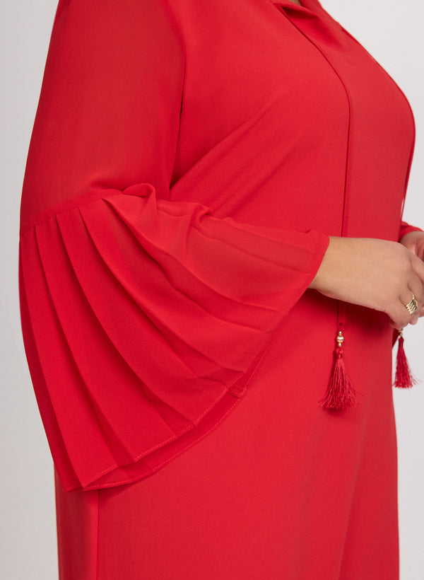 Laura Joseph Ribkoff - Pleated Sleeve Dress