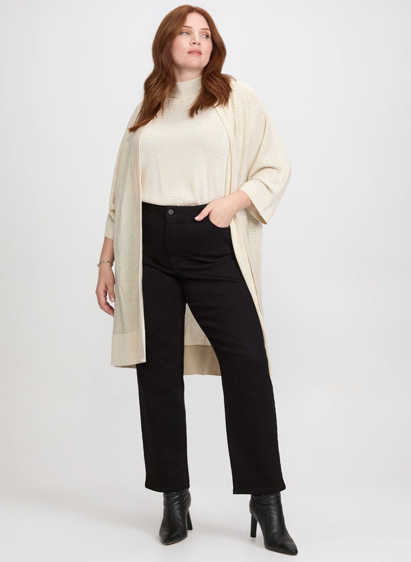 Laura Joseph Ribkoff - Rhinestone Open Cardigan