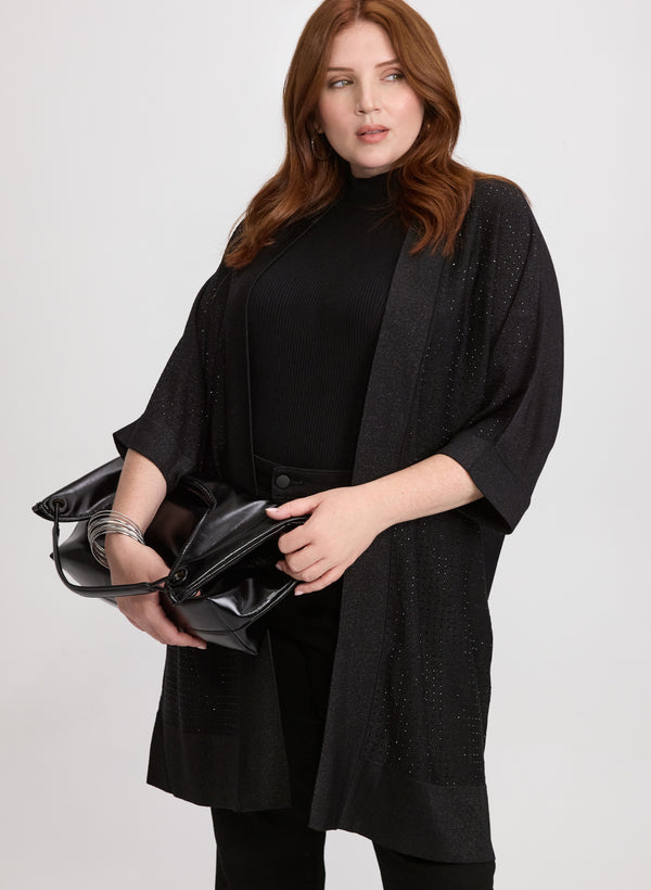 laura Joseph Ribkoff - Rhinestone Open Cardigan