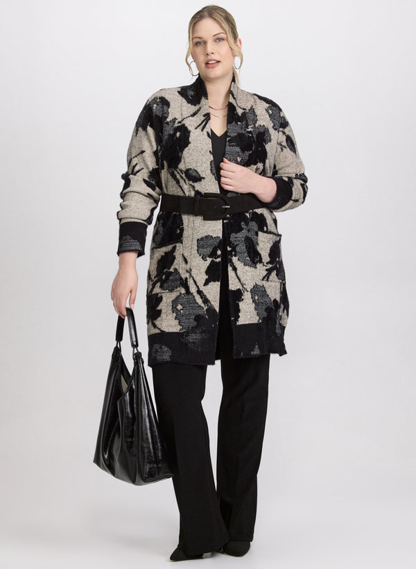 Laura Joseph Ribkoff - Shag Knit Cardigan