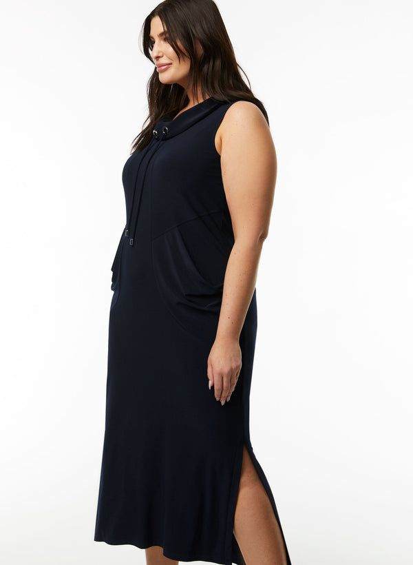 Laura Joseph Ribkoff - Sleeveless Cowl Neck Dress