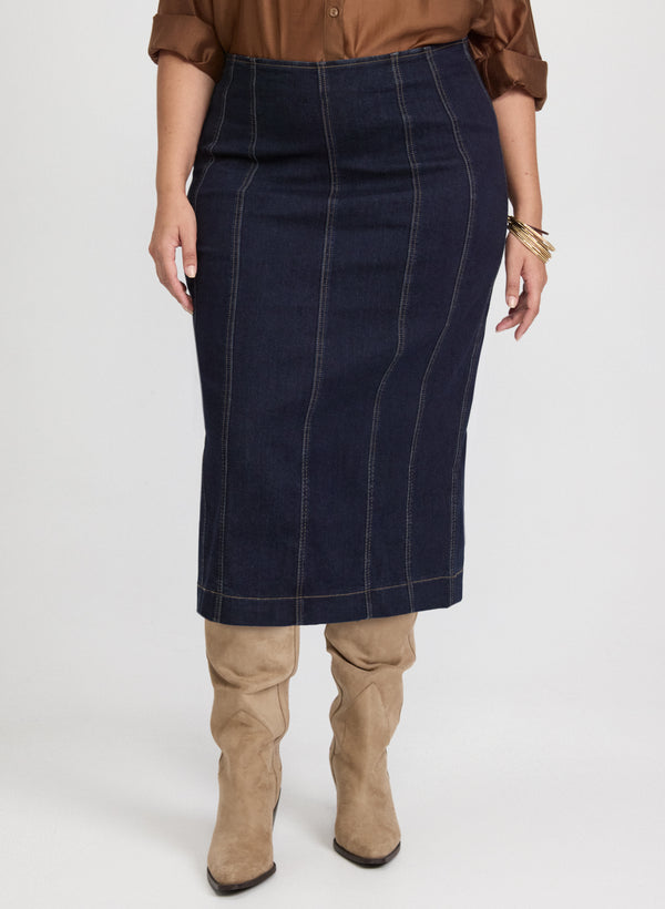laura Joseph Ribkoff - Slim Denim Skirt