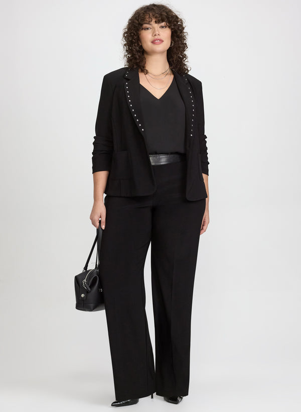 Laura Joseph Ribkoff - Studded Lapel Blazer