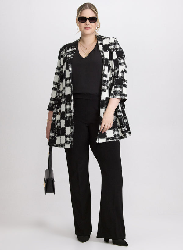 Laura Joseph Ribkoff - Tweed Patchwork Coat