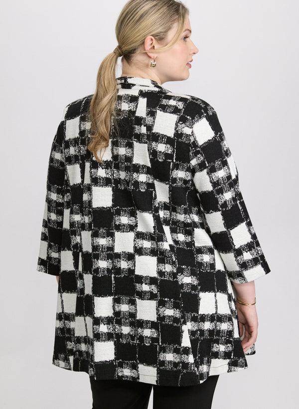 Laura Joseph Ribkoff - Tweed Patchwork Coat