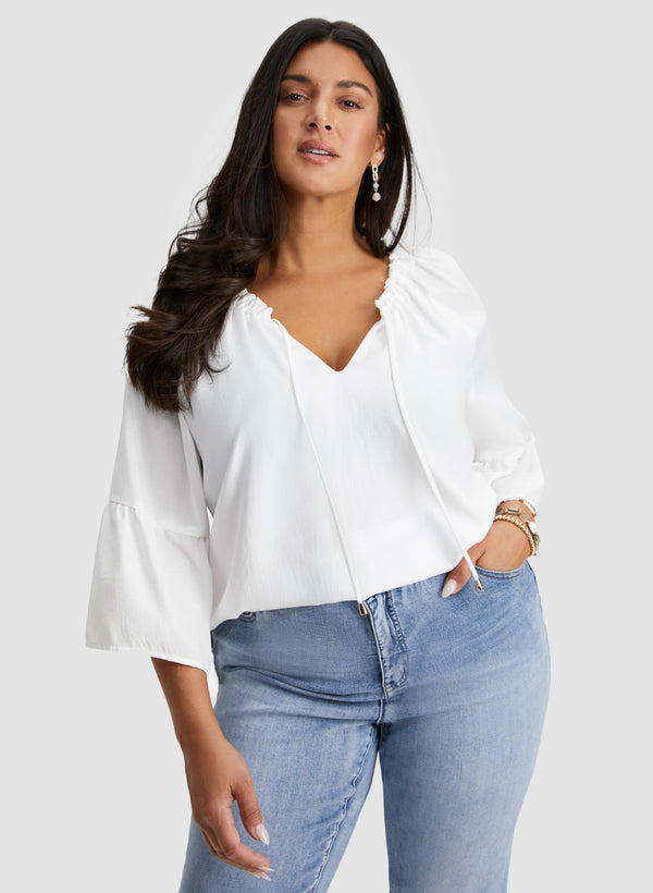 laura Joseph Ribkoff - V-Neck Blouse