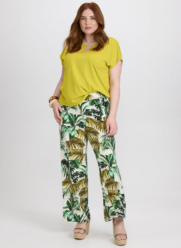 Laura Keyhole Cut-Out T-Shirt