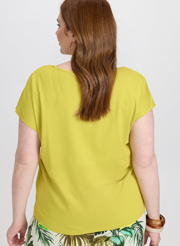 Laura Keyhole Cut-Out T-Shirt
