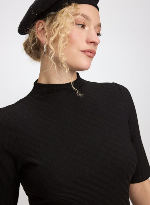 Laura Knit Bias-Cut Dress