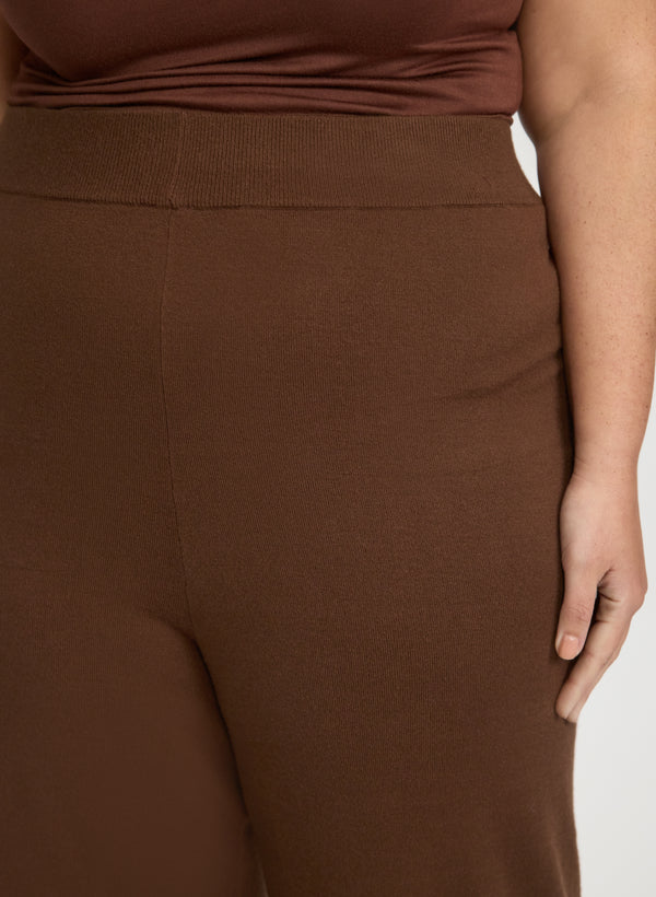 Laura Knit Straight-Leg Pants