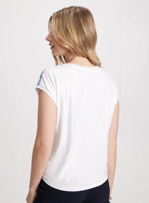 Laura Knotted Cap Sleeve Top