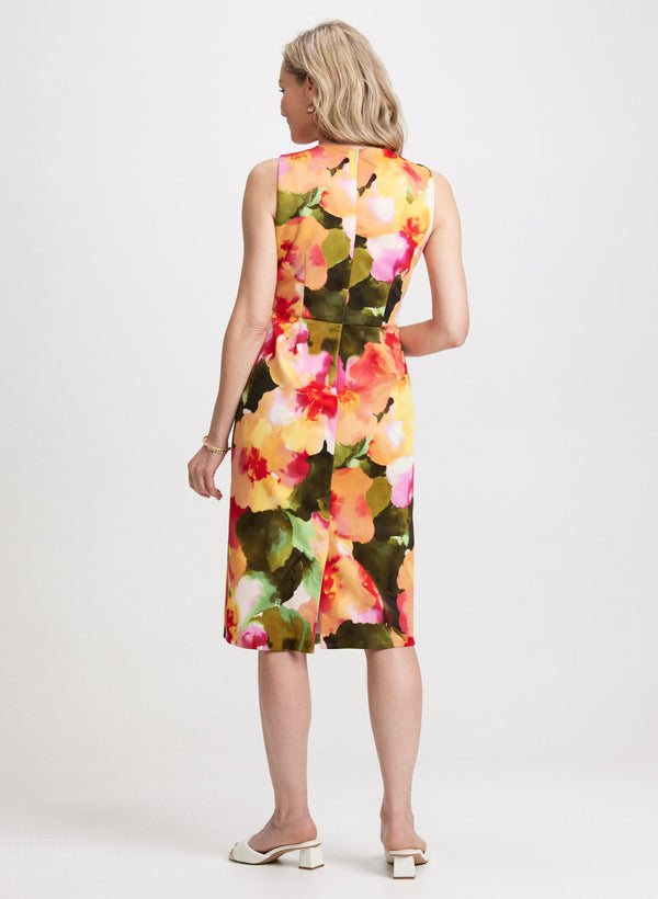 Laura Knotted Detail Floral Dress