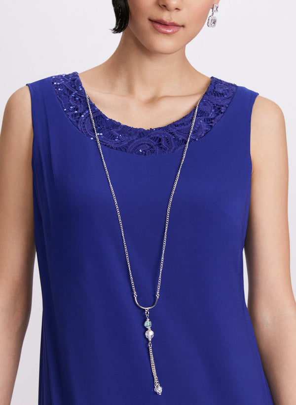 Laura Lace Jacket & Jersey Dress Set