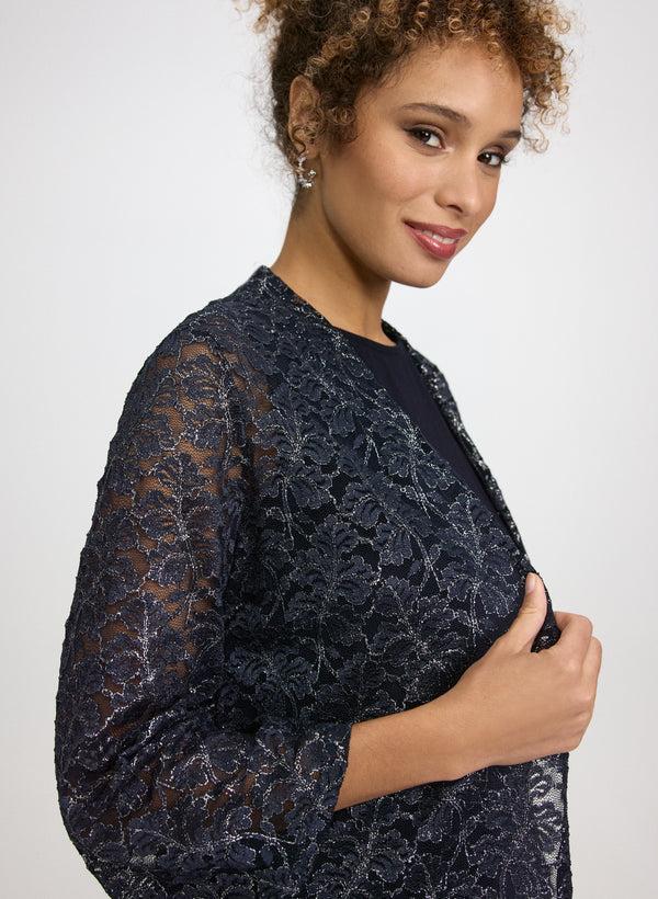 Laura Lace Jacket Top & Pants Set