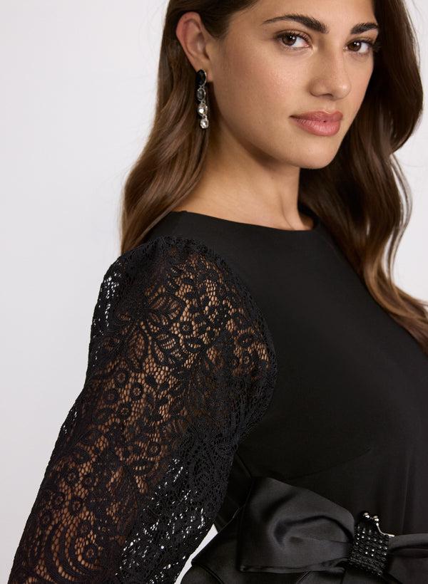 Laura Lace Sleeve Dress