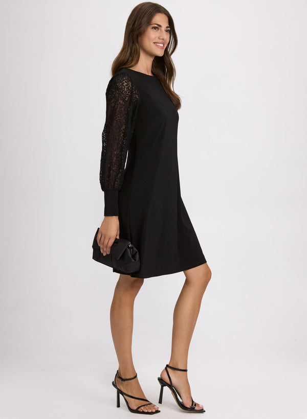 Laura Lace Sleeve Dress