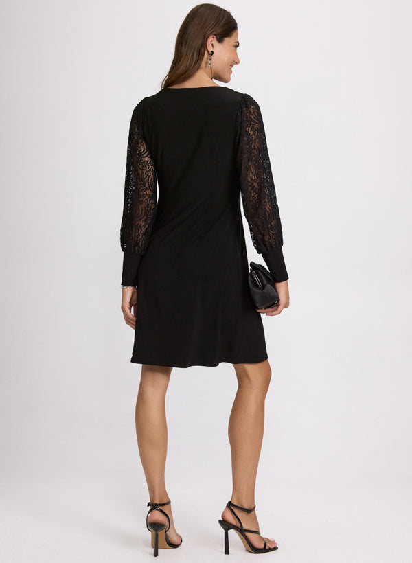 Laura Lace Sleeve Dress