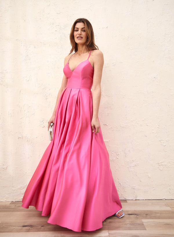 laura Lace-Up Back Ball Gown