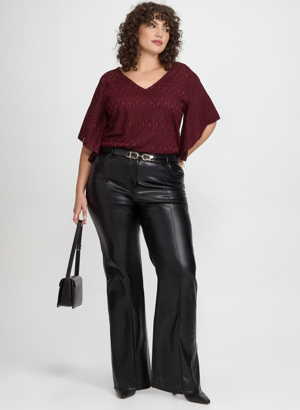Laura Lace V-Neck Blouse
