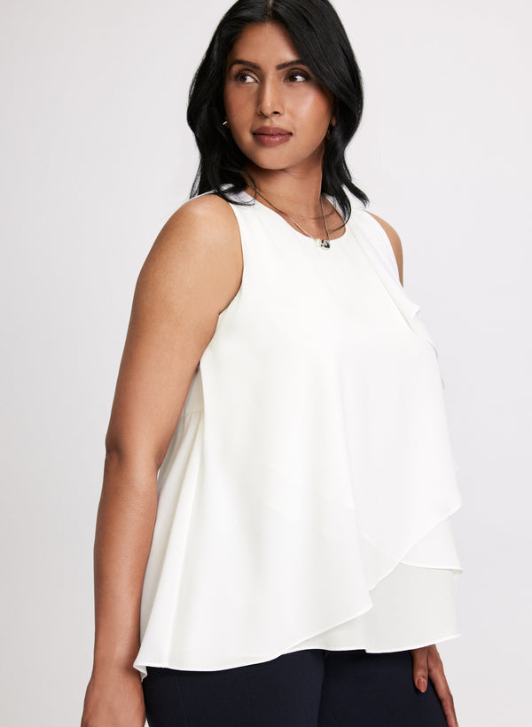 laura Layered Sleeveless Blouse