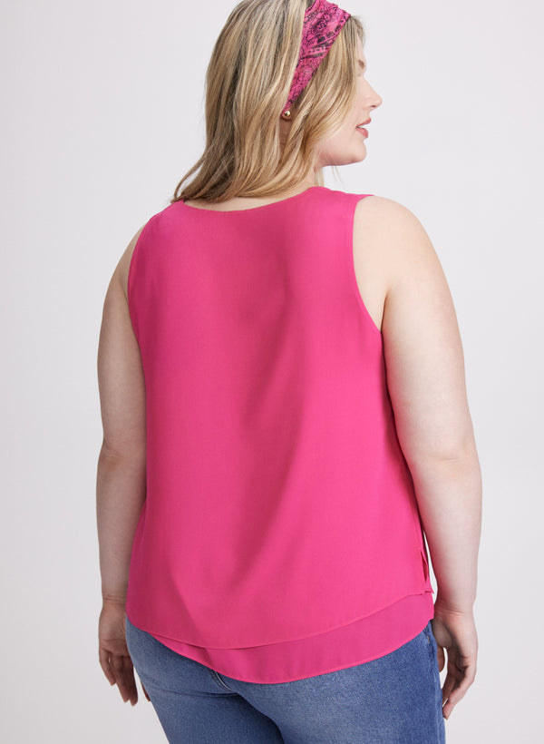 Laura Layered Sleeveless Blouse