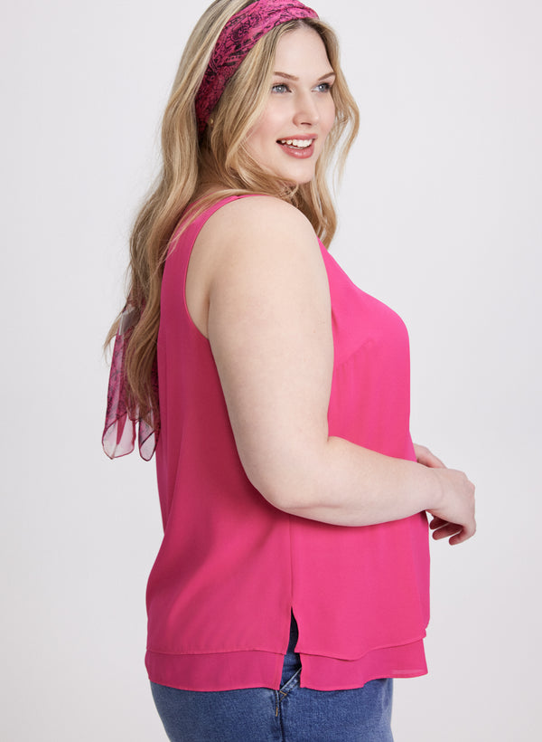 laura Layered Sleeveless Blouse