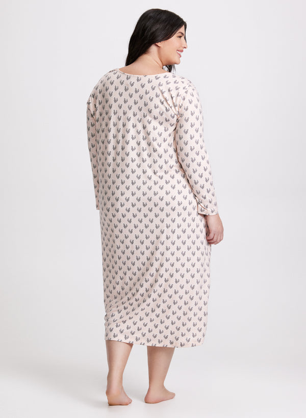 Laura Leopard Heart Nightgown