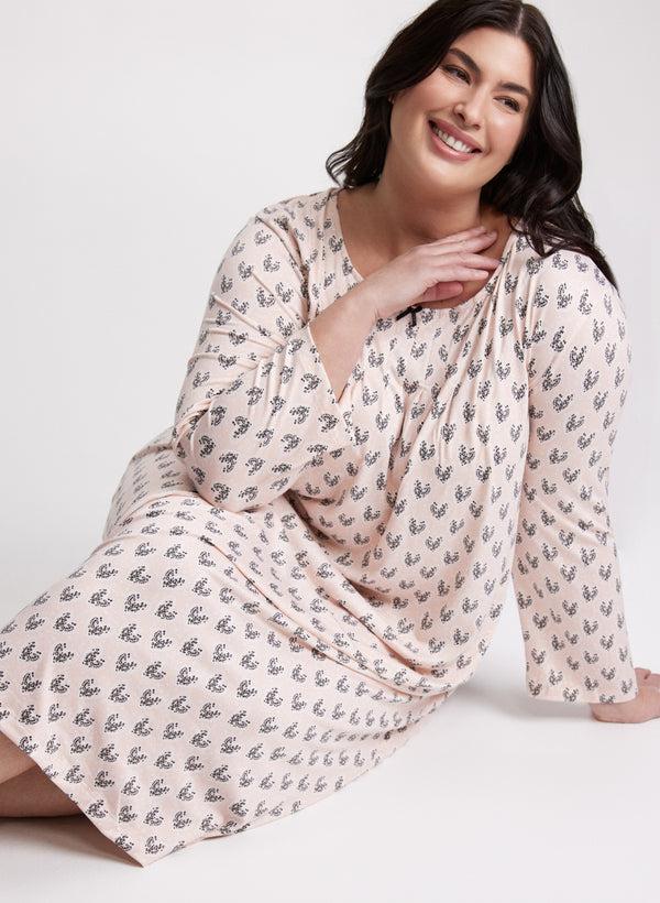 Laura Leopard Heart Nightgown