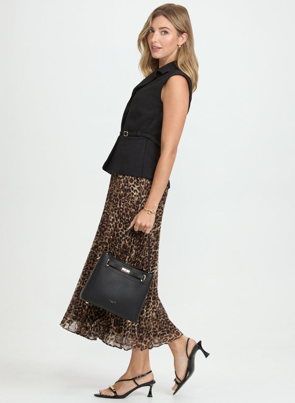 Laura Leopard Print Blazer Dress
