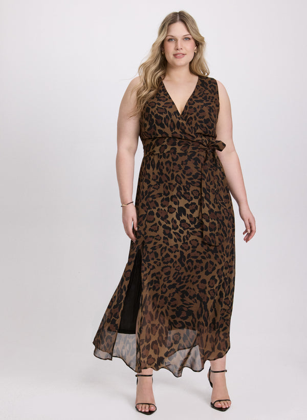 laura Leopard Print Dress