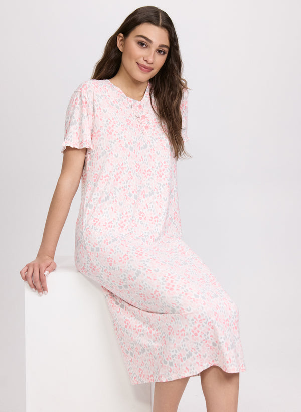 Laura Leopard Print Night Dress