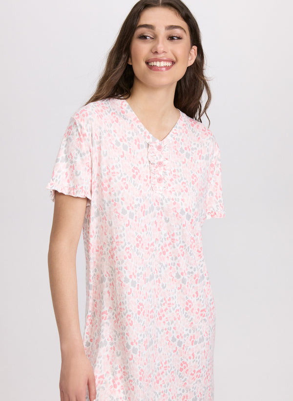 Laura Leopard Print Night Dress