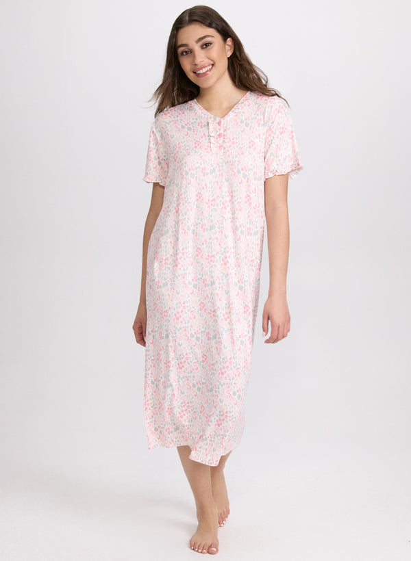 laura Leopard Print Night Dress