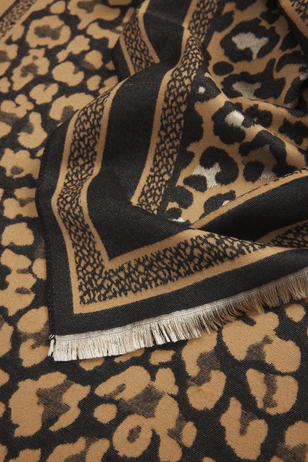 Laura Leopard Print Scarf