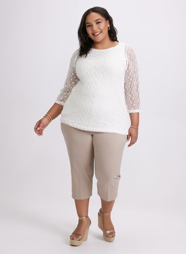 Laura Lined Crochet Top