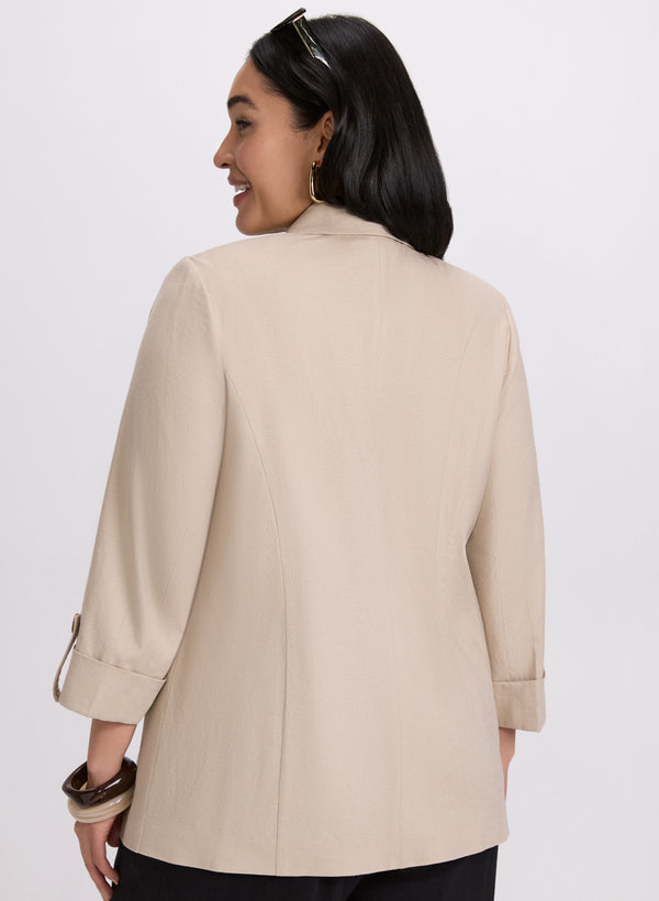 Laura Linen-Blend Blazer
