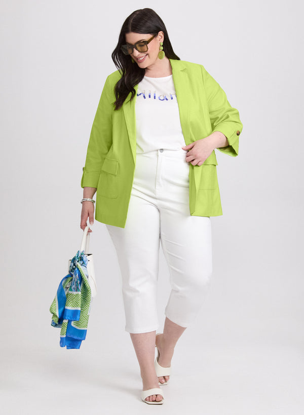 Laura Linen-Blend Blazer