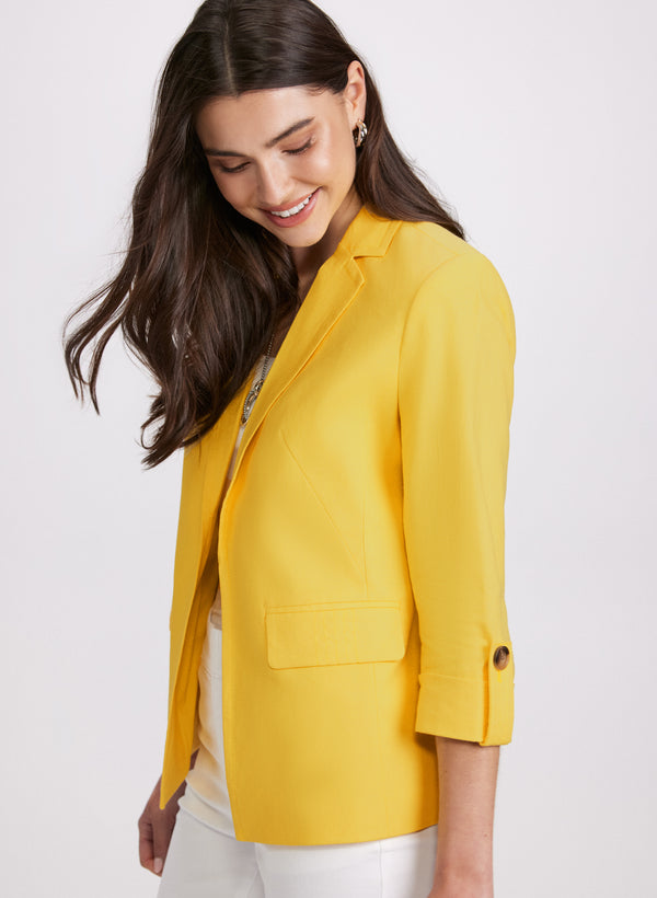 Laura Linen-Blend Blazer