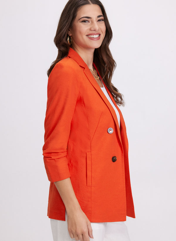 Laura Linen-Blend Blazer