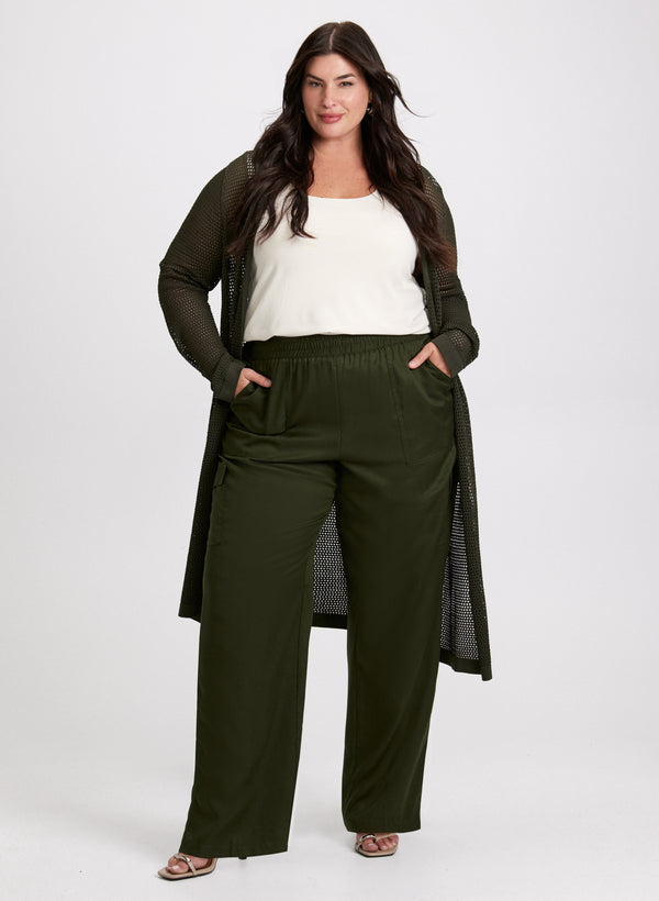 laura Long Cardigan & Cargo Pants