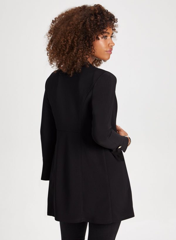 Laura Long Sleeve Open Front Top