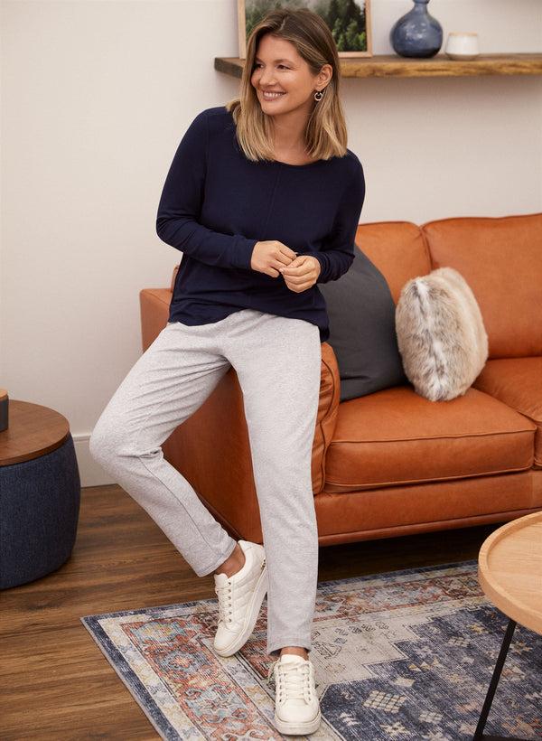 Laura Long Sleeve Seam Detail Top