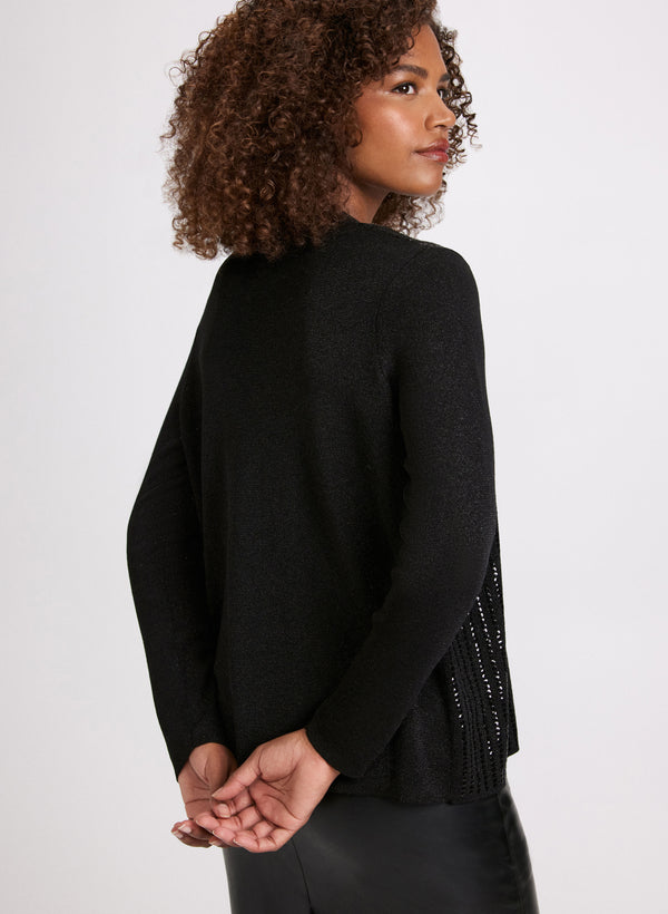 Laura Long Sleeve Sequin Cardigan