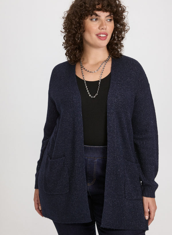 laura Lurex Knit Cardigan