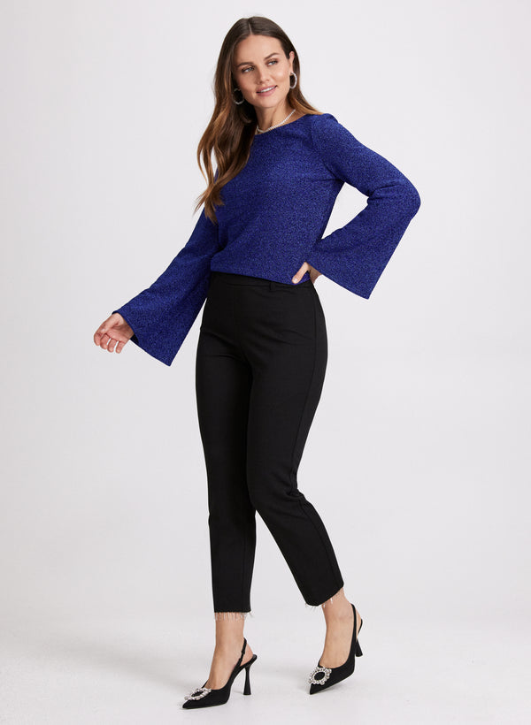 Laura Marled Metallic Knit Top