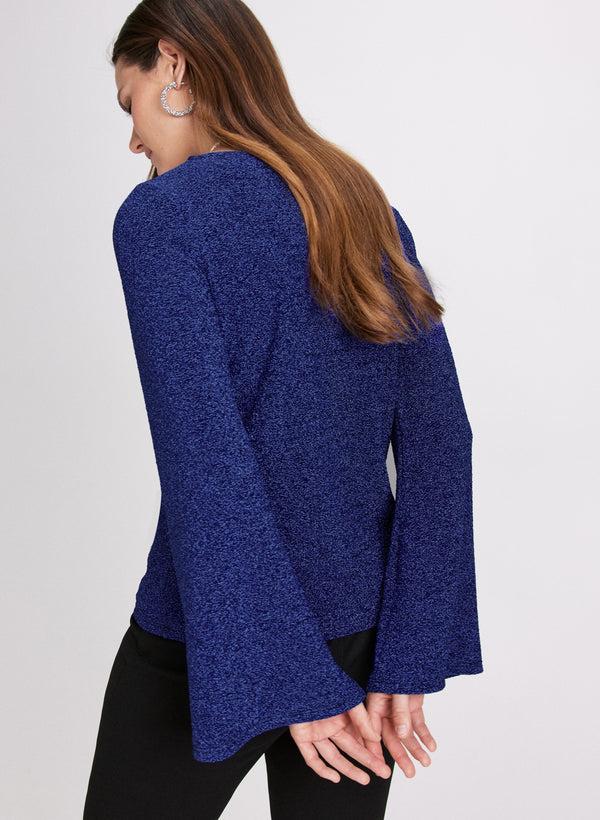 Laura Marled Metallic Knit Top