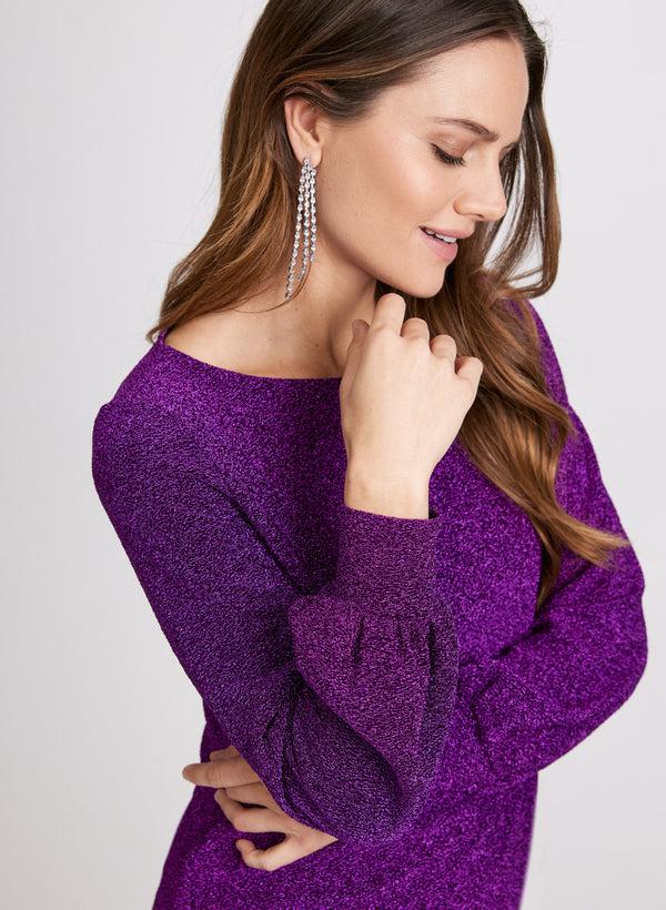 laura Marled Metallic Knit Top
