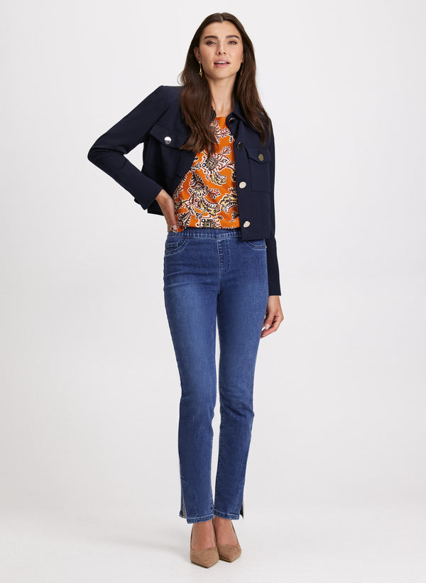 Laura Medallion Cap Sleeve Top