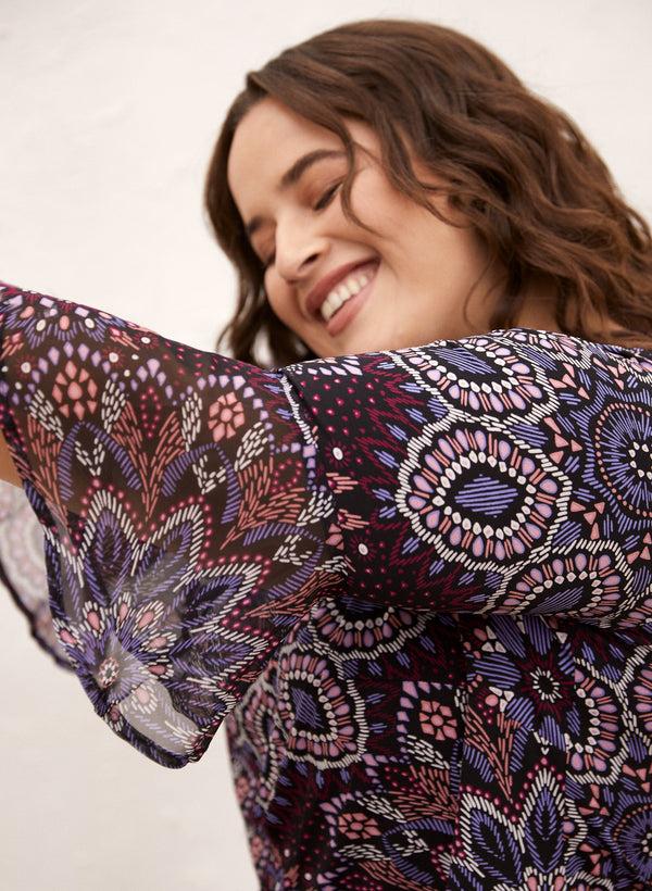 Laura Medallion Print Dress